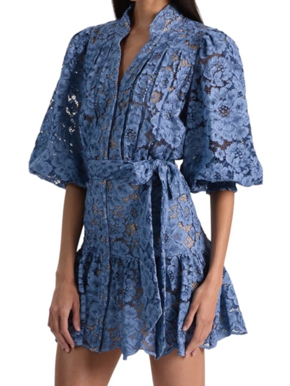 Alice and Olivia Cora Voluminous Tiered Dress